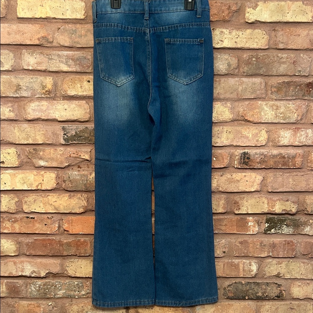 Source Unknown Denim Blue Straight Leg Jeans - Picture 2 of 3